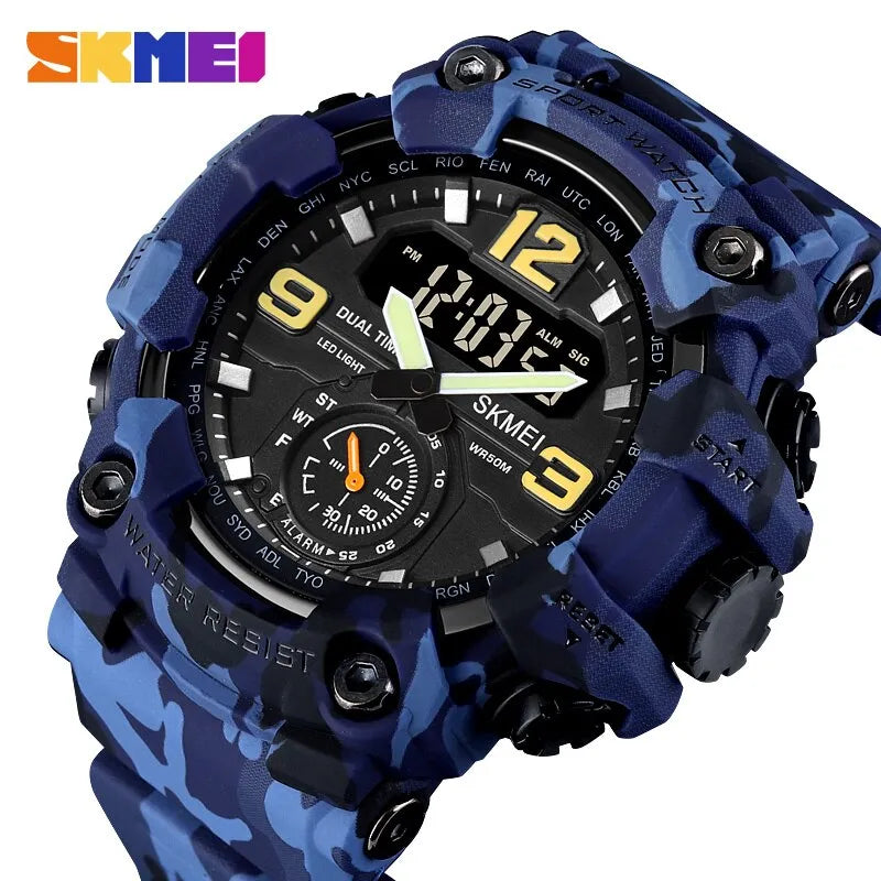 Waterproof Men's Multifunctional Digital Watch