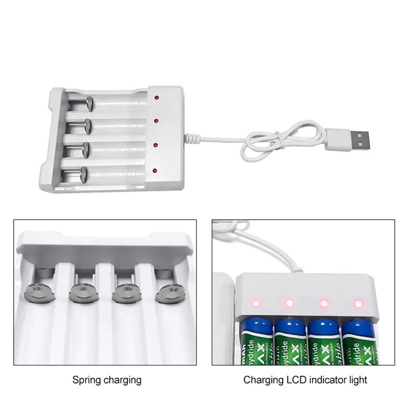 AAA/AA Battery USB Charger