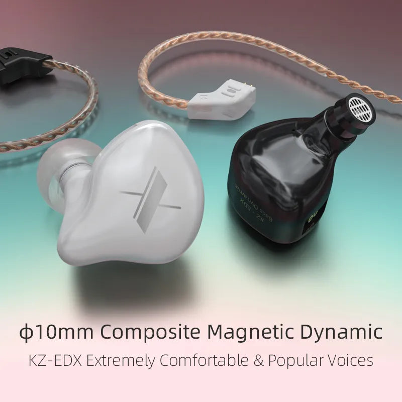 KZ EDX Headphones - Noise Canceling