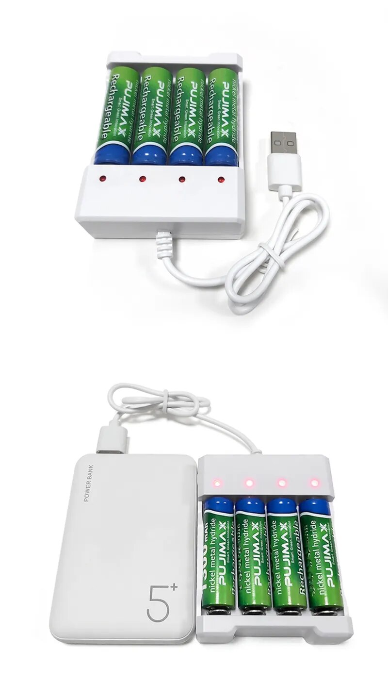 AAA/AA Battery USB Charger