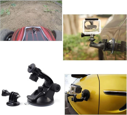 Car Suction Cup Mount, Floating Stick and Selfie Stick