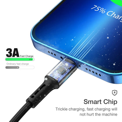 USB Type-C Lightning Charging Cable and Data Cable