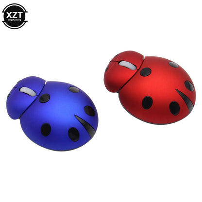 Mini USB Ladybug Wireless Mouse