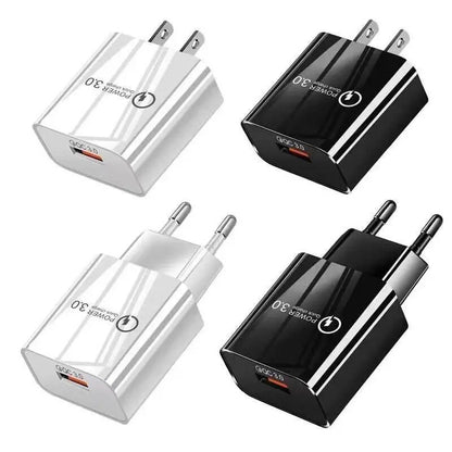 Fast usb charger 18w 3.0 Android and IOS