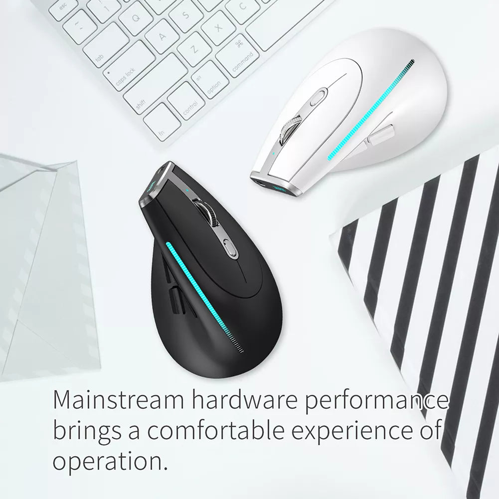 Ergonomic Vertical Mouse 2.4G+BT1+BT2 Wireless