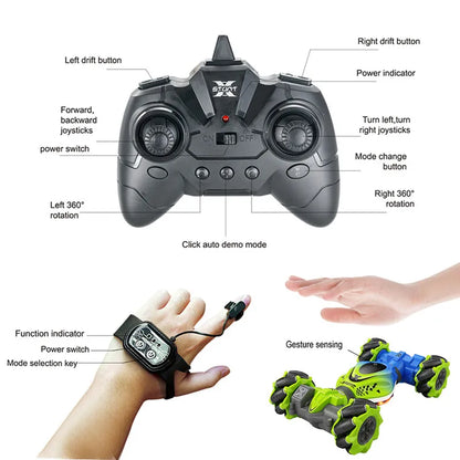 Amazing 4wd Remote Control And Gesture Control Car For Extreme Stunts