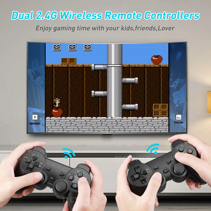 Retro Video Game with Wireless Controller and Thousands of Fantastic Games