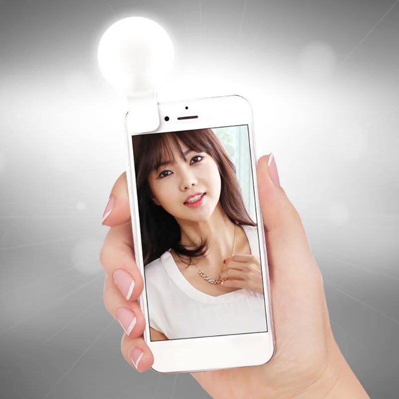 Mini Selfie Ring Light LED Flash