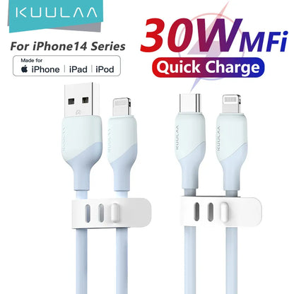 USB C and Type C Fast Charging Cable - 30W