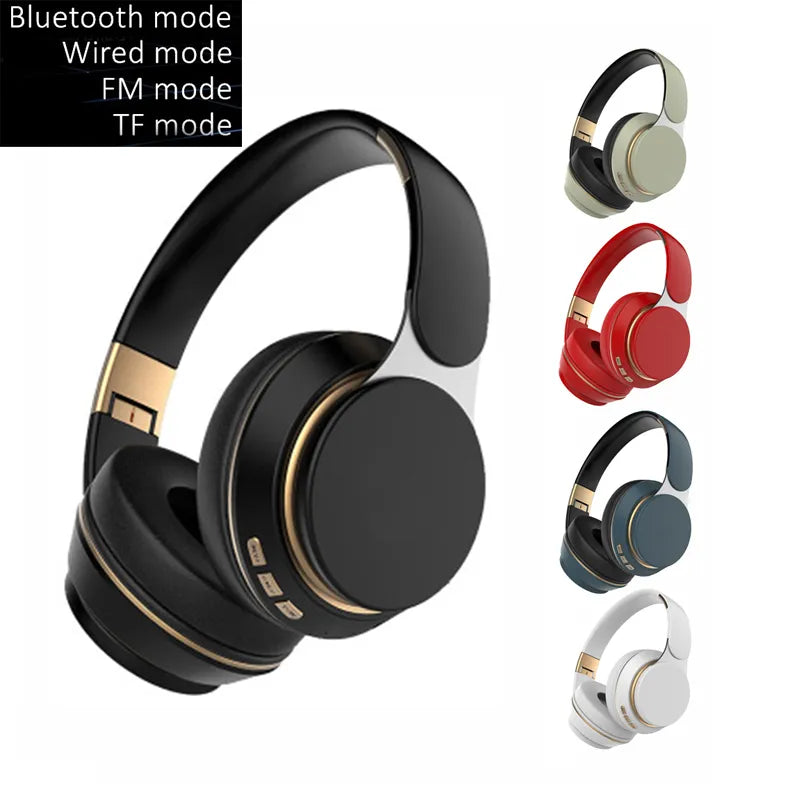 Wireless Bluetooth Headphone HiFi Stereo Strong Bass Noise Canceling