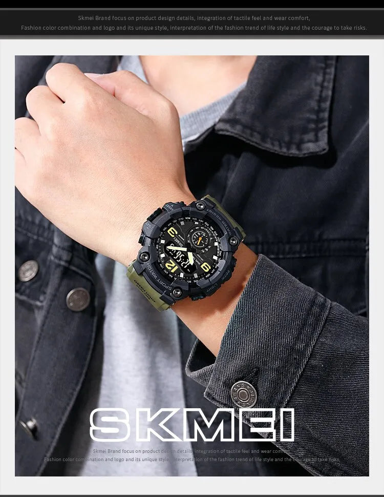 Waterproof Men's Multifunctional Digital Watch