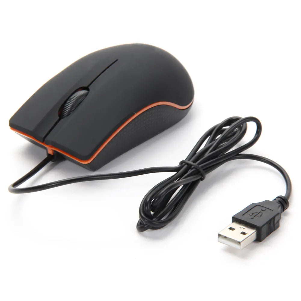 USB Wired Gaming Mouse, 1200 DPI Optical, 3 Buttons